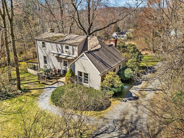 65 Hickory Ln, Bedford, NY 10506 - bird's eye view