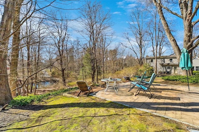 65 Hickory Ln, Bedford, NY 10506 - view of yard featuring a patio