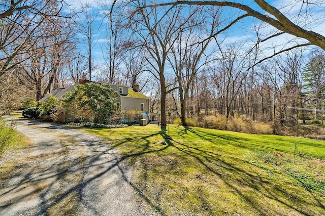 65 Hickory Ln, Bedford, NY 10506 - view of yard with dirt driveway