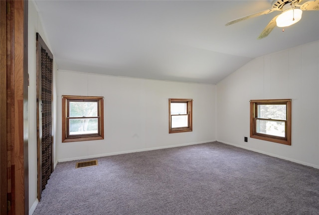 126-128 Christian Hill Rd, Dover Plains, NY 12522 - spare room featuring plenty of natural light, carpet flooring, and lofted ceiling