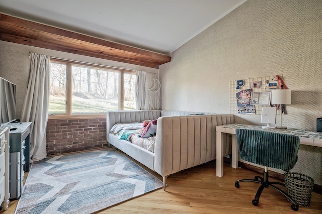 4 Sloanes Ct, Sands Point, NY 11050 - bedroom featuring lofted ceiling and wood finished floors