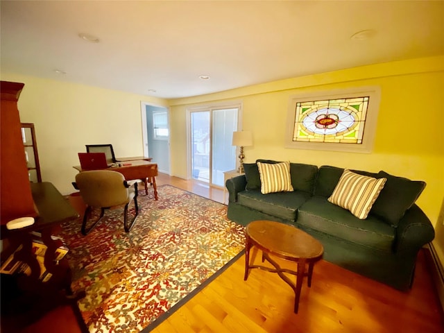 4081 Massachusetts Ave, Island Park, NY 11558 - living room featuring wood finished floors