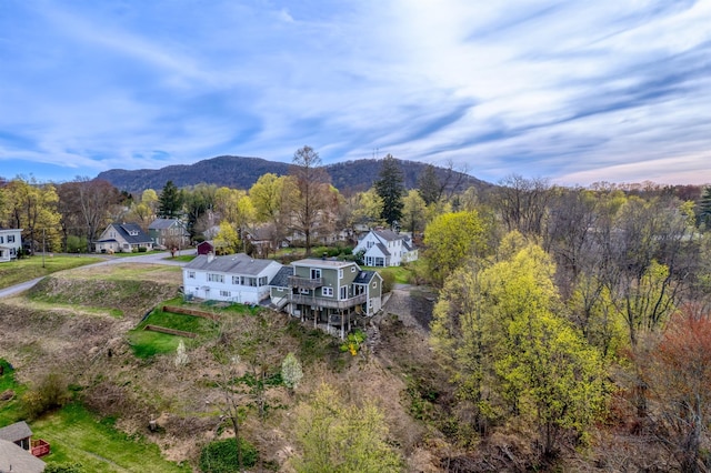 mountain view featuring a residential view