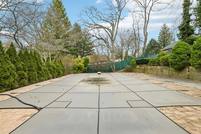 36 Seaview Ave, Northport, NY 11768 - view of pool with fence and a patio