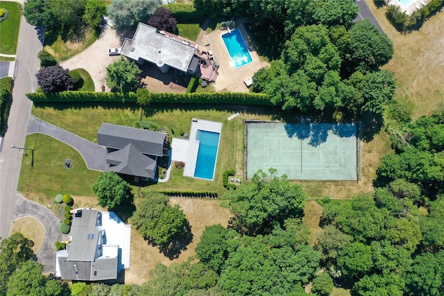 drone / aerial view