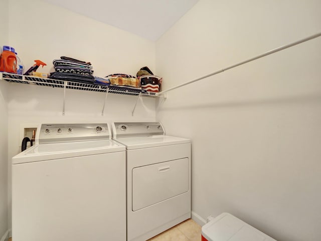 25 Devlin Rd, Eldred, NY 12743 - washroom with laundry area, washer and clothes dryer, and light tile patterned flooring