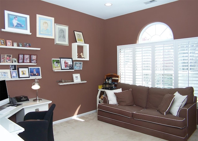 11 Arielle Ct, Islandia, NY 11749 - carpeted office space with baseboards and visible vents