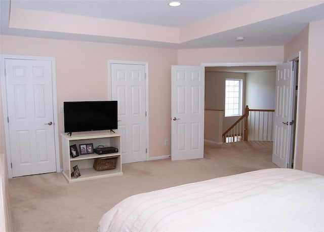 11 Arielle Ct, Islandia, NY 11749 - bedroom with recessed lighting, carpet flooring, and baseboards