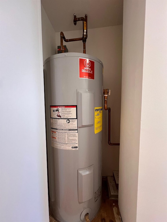 46 Union St Unit 3G, New Rochelle, NY 10805 - utility room with electric water heater