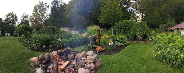 12 Bluebird Dr, Lake Luzerne, NY 12846 - view of green lawn