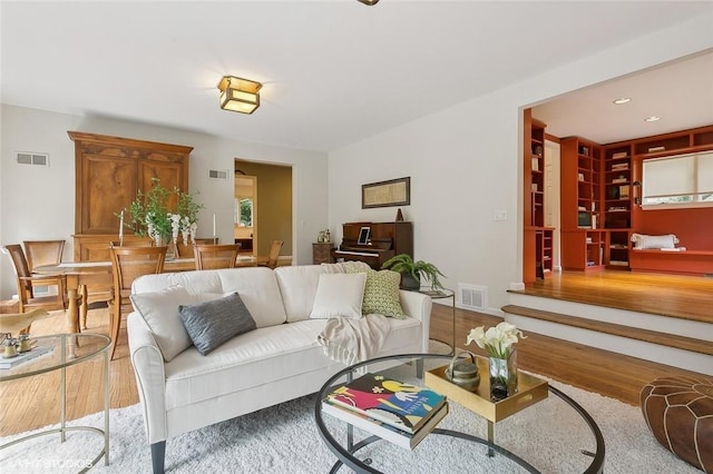 30 Appleton Pl, Dobbs Ferry, NY 10522 - living room with wood finished floors and recessed lighting