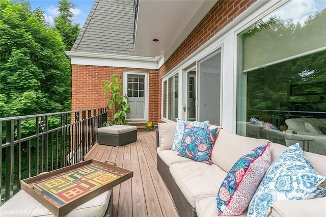 30 Appleton Pl, Dobbs Ferry, NY 10522 - wooden terrace with an outdoor hangout area