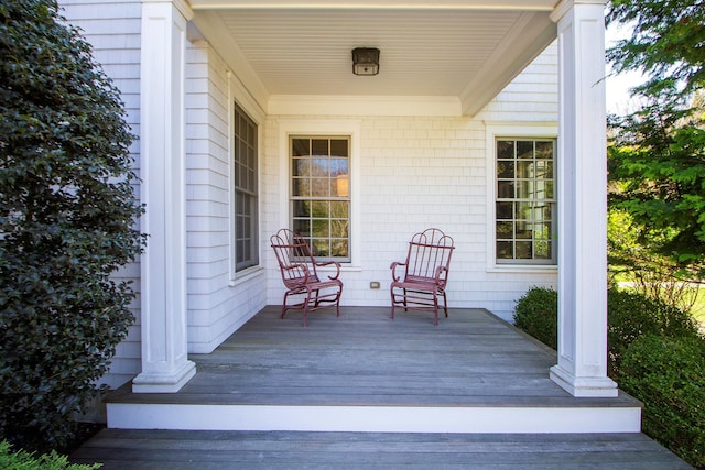 31 Paquatuck Ave, East Moriches, NY 11940 - wooden terrace with a porch