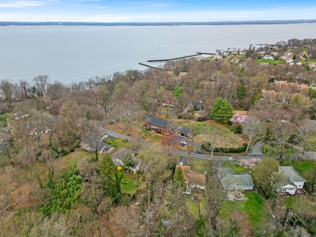 28 Northfield Rd, Glen Cove, NY 11542 - birds eye view of property with a water view