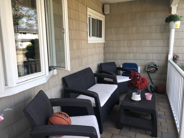 view of patio with an outdoor hangout area