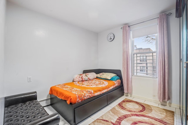 438 Shepherd Ave, Brooklyn, NY 11208 - bedroom with tile patterned flooring and baseboards