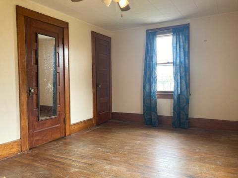 29 S Plank Rd, Westtown, NY 10998 - spare room featuring wood finished floors, baseboards, and ceiling fan