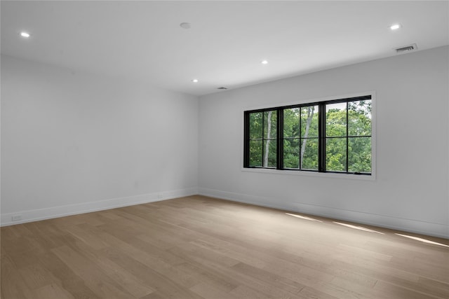 466 Montauk Hwy, Westhampton Beach, NY 11978 - spare room featuring light wood finished floors and recessed lighting
