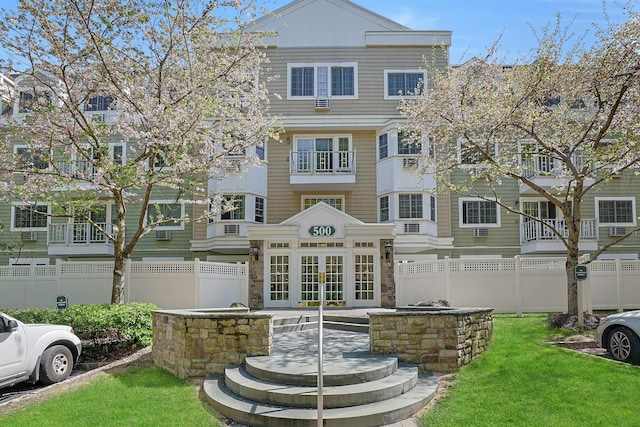 500 Pondside Dr Unit 2E, White Plains, NY 10607 - back of house featuring french doors
