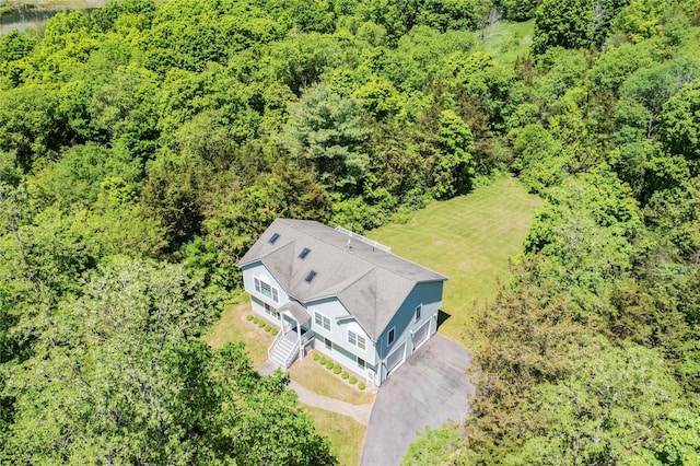 19 Old Bulls Head Rd, Rhinebeck, NY 12572 - view of subject property with a forest