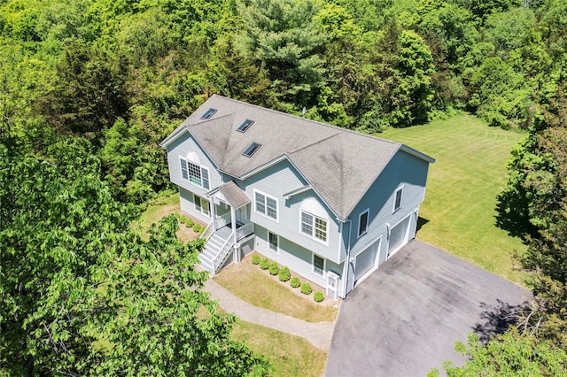 19 Old Bulls Head Rd, Rhinebeck, NY 12572 - aerial view of property and surrounding area featuring a heavily wooded area