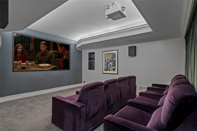 24 Penwood Rd, Bedford Corners, NY 10549 - carpeted cinema with visible vents and baseboards
