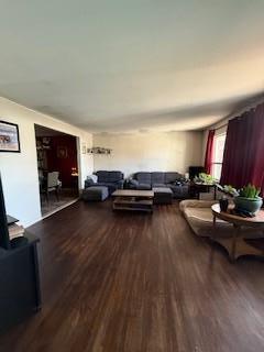 living room featuring wood finished floors