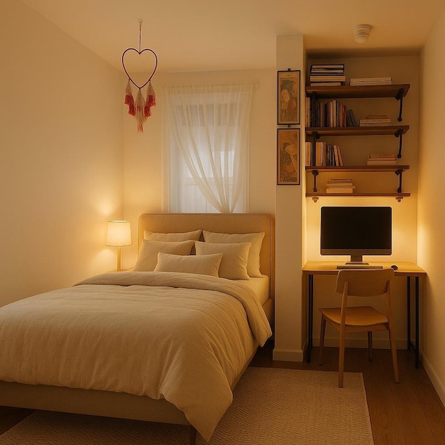 2630 Kingsbridge Ter Unit 2St, Bronx, NY 10463 - bedroom featuring wood finished floors and baseboards