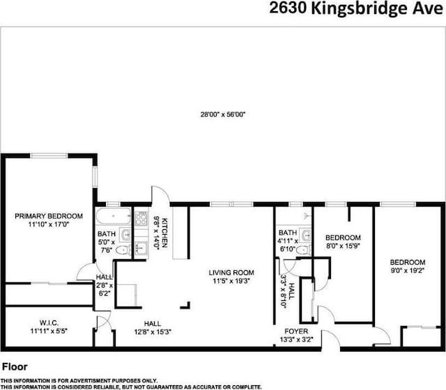 2630 Kingsbridge Ter Unit 2St, Bronx, NY 10463 - property floor plan