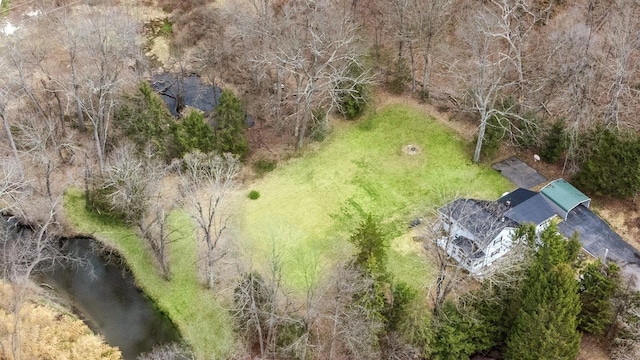 aerial view of property and surrounding area