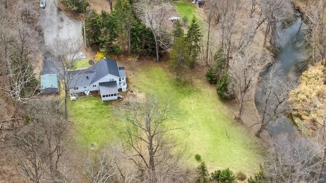 view from above of property