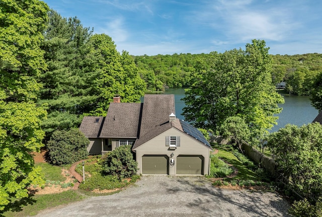 2716 Salt Point Tpke, Clinton Corners, NY 12514 - view of subject property with a nearby body of water and a forest