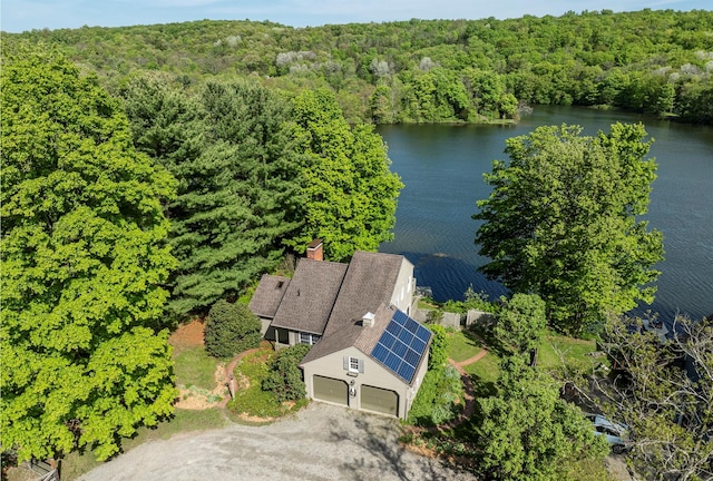 2716 Salt Point Tpke, Clinton Corners, NY 12514 - aerial view of property and surrounding area featuring a forest and a nearby body of water