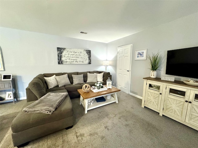 23 Kiowa Ct Unit 23, Coram, NY 11727 - carpeted living area with baseboards and visible vents