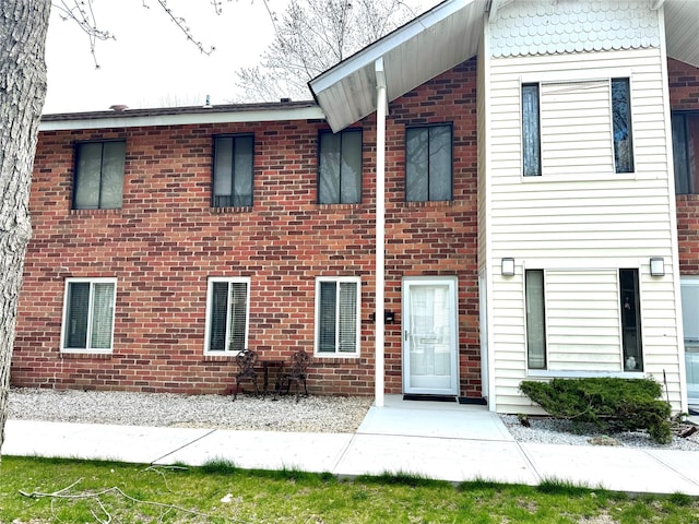 23 Kiowa Ct Unit 23, Coram, NY 11727 - view of front of home with brick siding