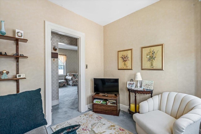 35-30 211th St, Bayside, NY 11361 - sitting room with carpet and baseboards