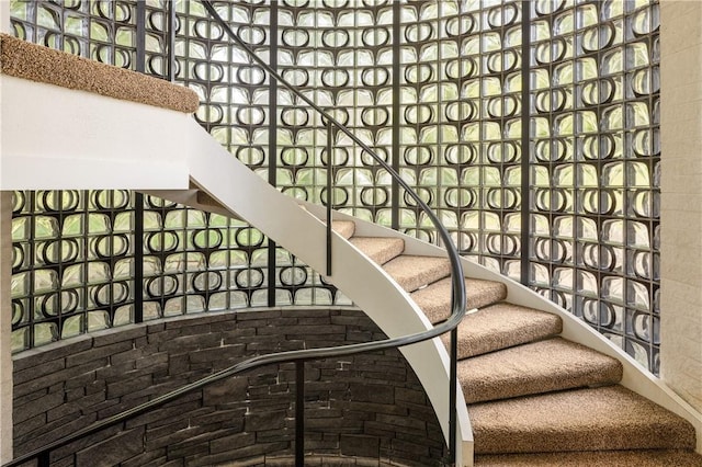 view of staircase