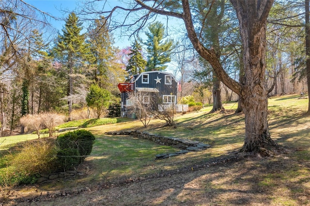 view of yard