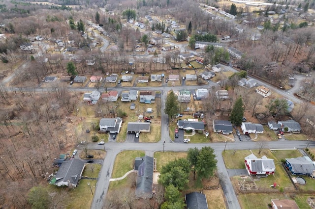 bird's eye view featuring a residential view