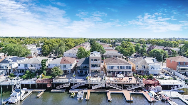 2314 National Dr, Brooklyn, NY 11234 - birds eye view of property featuring a residential view and a water view