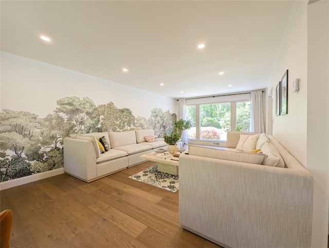 1 Concord Dr, Fort Salonga, NY 11768 - living area featuring wood finished floors and recessed lighting