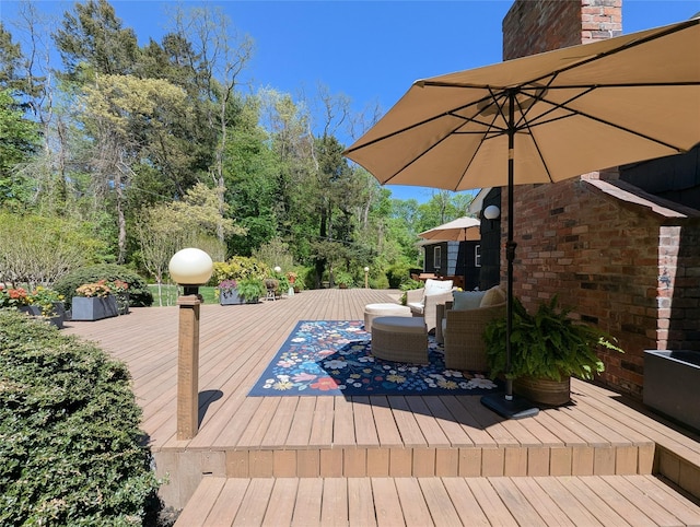 1 Concord Dr, Fort Salonga, NY 11768 - view of wooden terrace