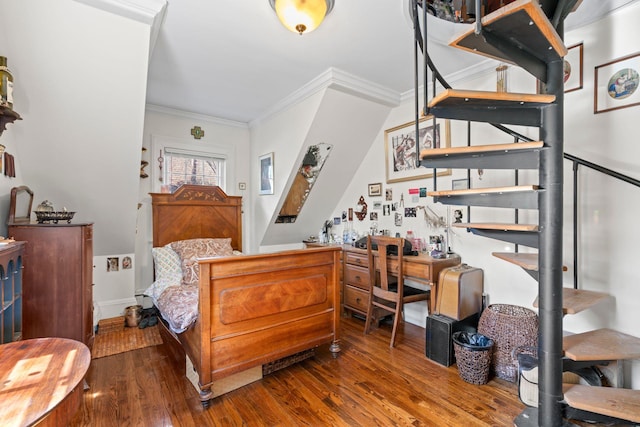 3 Wincoma Dr, Huntington Bay, NY 11743 - bedroom featuring wood finished floors and ornamental molding