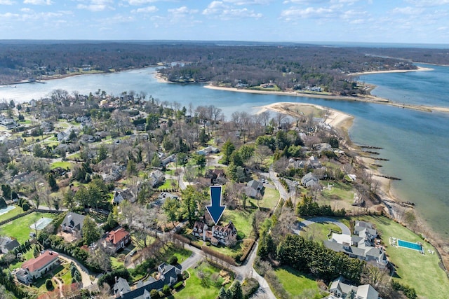 3 Wincoma Dr, Huntington Bay, NY 11743 - birds eye view of property with a water view