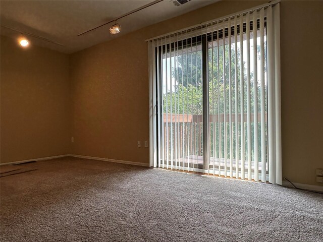 35 Bailey Ct Unit 35, Middle Island, NY 11953 - spare room with carpet flooring and track lighting