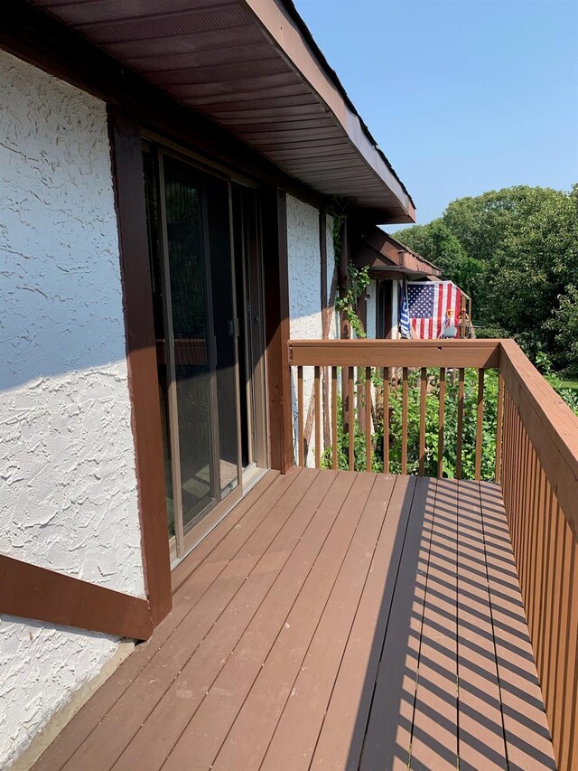 35 Bailey Ct Unit 35, Middle Island, NY 11953 - view of wooden terrace