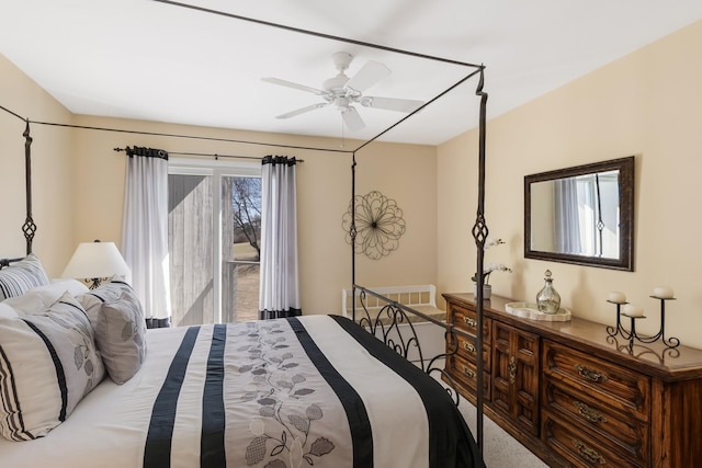 29 Fairway Pl Unit 14, Montauk, NY 11954 - bedroom with a ceiling fan