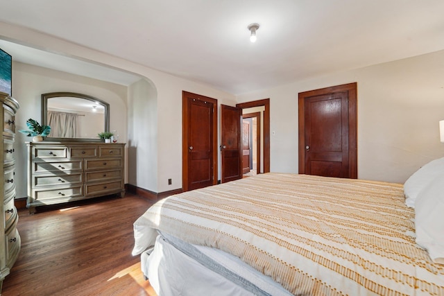 12 Sunset View Dr, West Nyack, NY 10994 - bedroom featuring a closet, dark wood-type flooring, and baseboards