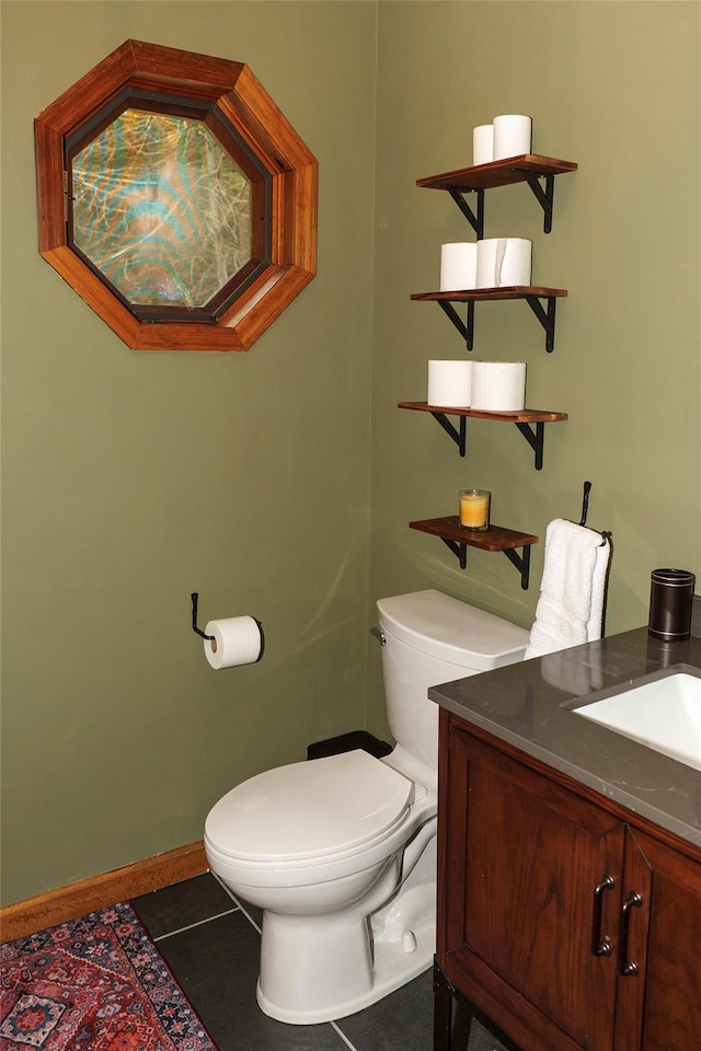 61 Mount View Estates Rd, Ashland, NY 12407 - bathroom with vanity and tile patterned flooring