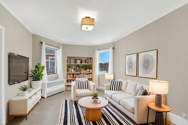 820 S Oak Dr, Bronx, NY 10467 - living room with baseboards